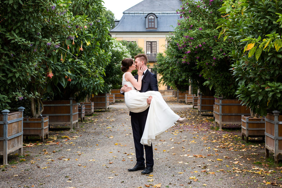 Hochzeitskuss in den Herrenhäuser Gärten Hannover