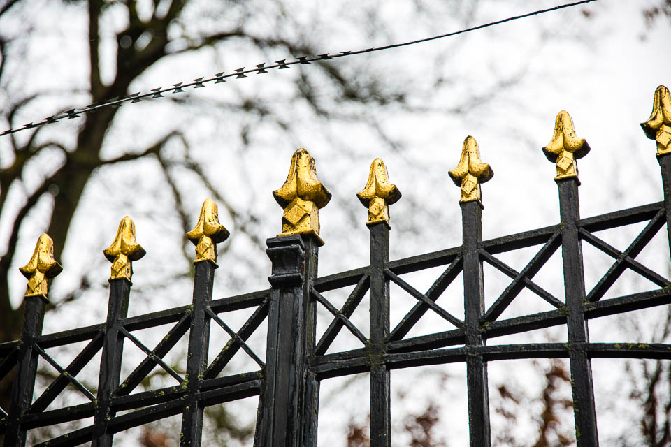 Zaun des Fürstlichen Residenzschlosses Detmold