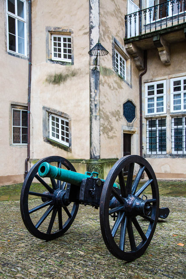 Kanone des Fürstlichen Residenzschlosses Detmold