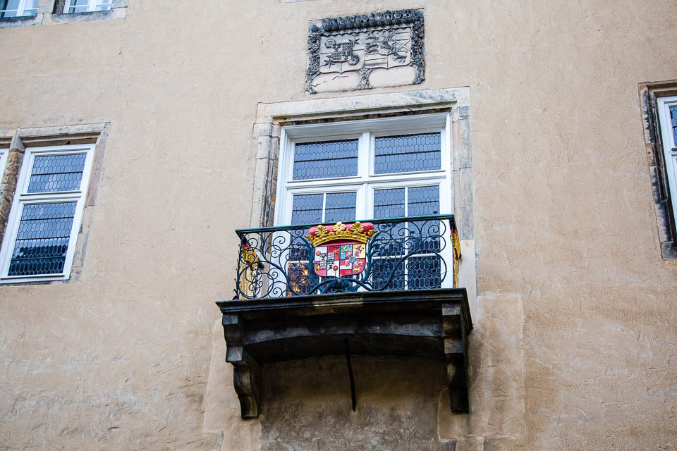 Balkon des Fürstlichen Residenzschlosses Detmold