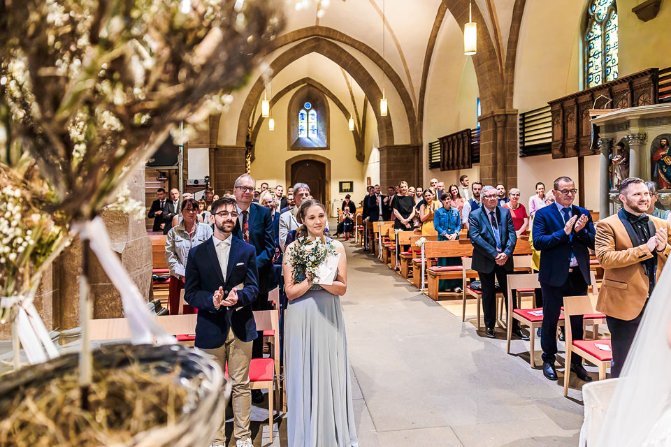 Hochzeitsgesellschaft in St. Johannis Kirche Halle Gütersloh